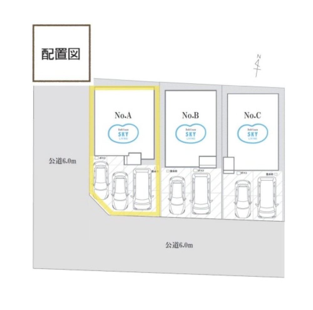 知立市八ツ田町　全3棟　No.A 画像1