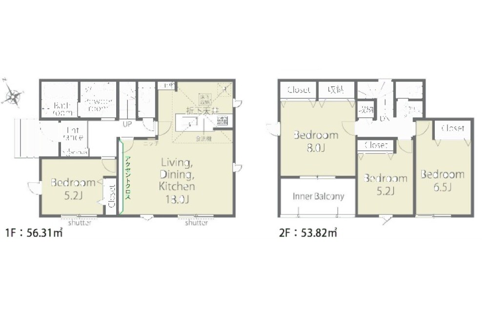 全居室収納豊富・ゆとりのある間取り◎