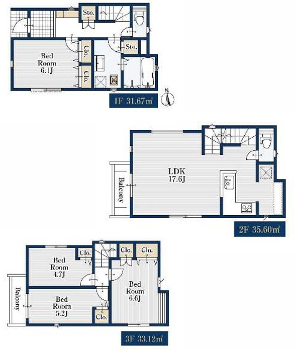 名古屋市中村区大正町152②　全2棟　1号棟 画像2