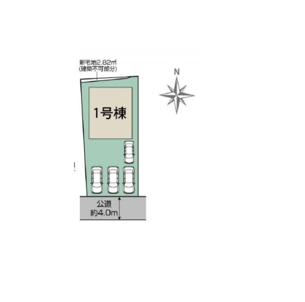 一宮市浅井町　1期　全1棟　1号棟 画像1