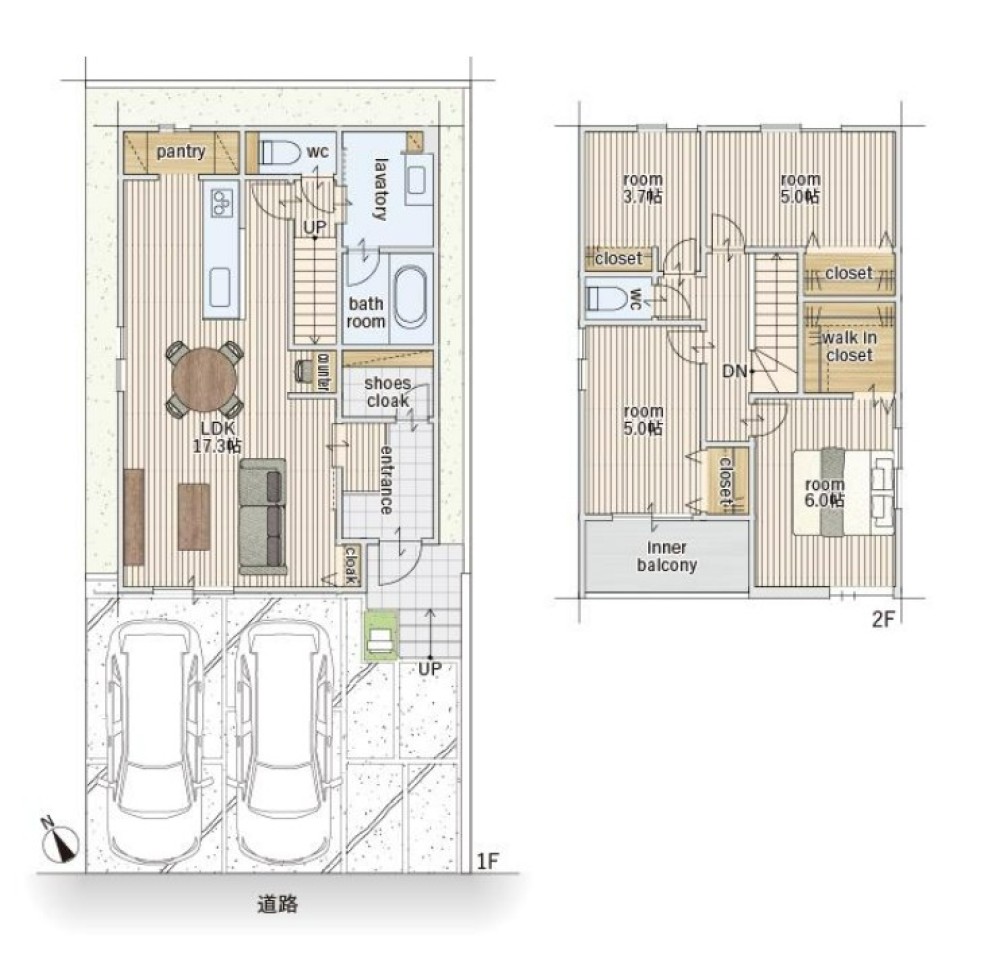 春日井市東野町6期　全2棟　1号棟 画像2