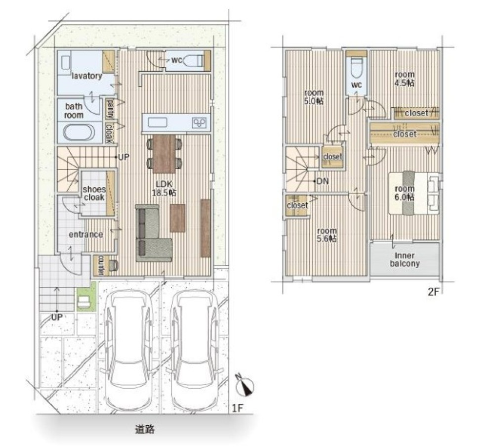 春日井市東野町6期　全2棟　2号棟 画像2