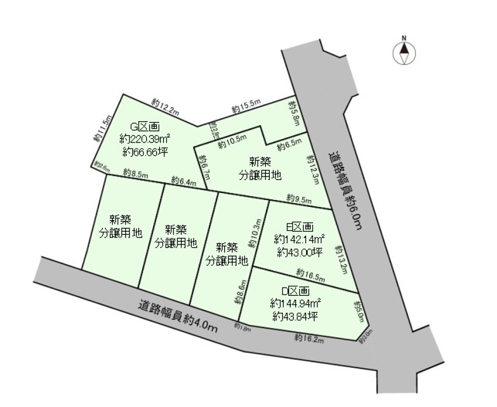 岡崎市上地一丁目　全7区画　G区画 画像5