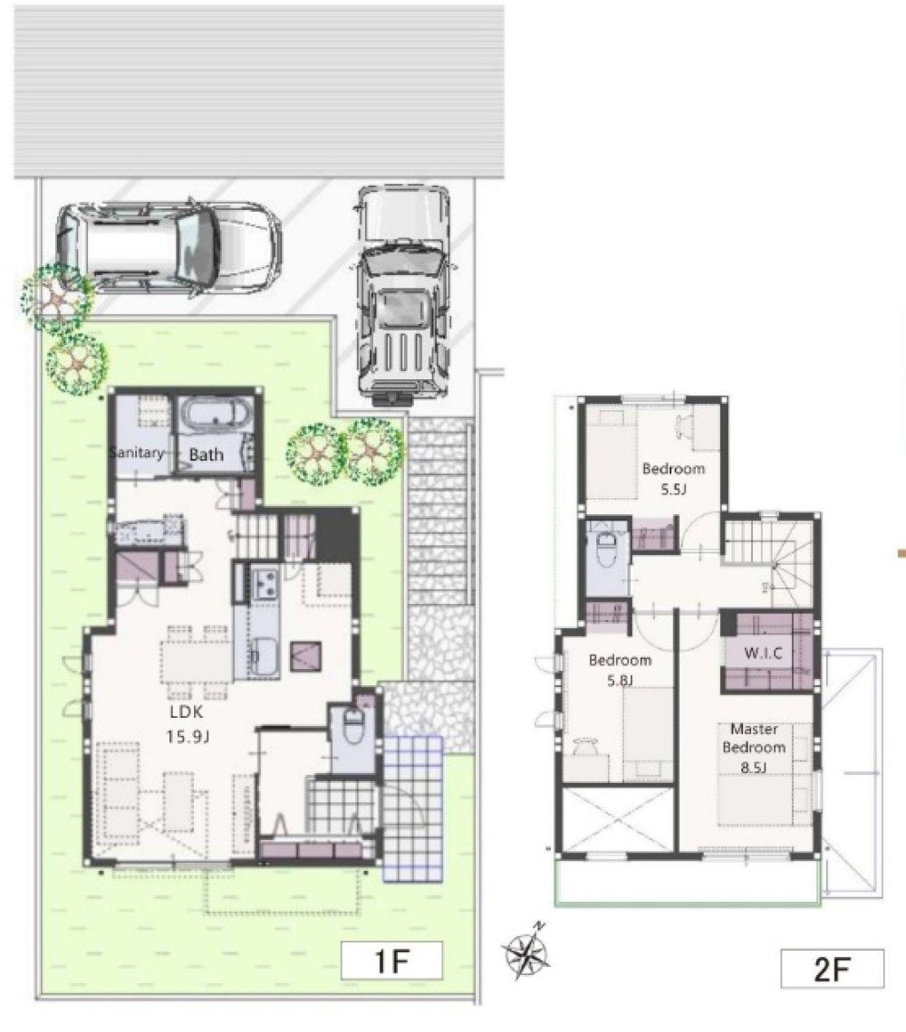 東海市荒尾町　The聚楽園　D-12号地 画像2