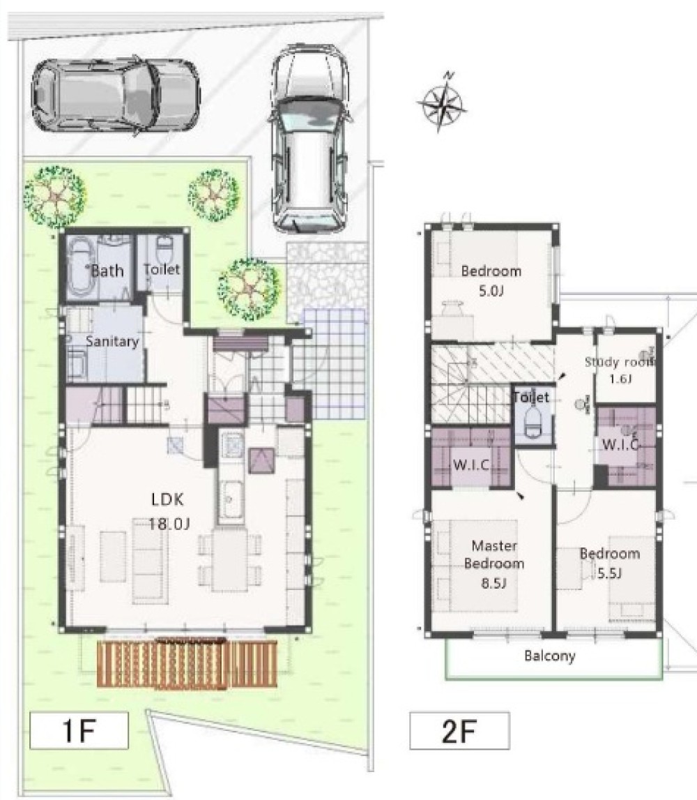 東海市荒尾町　The聚楽園　D-8号地 画像2