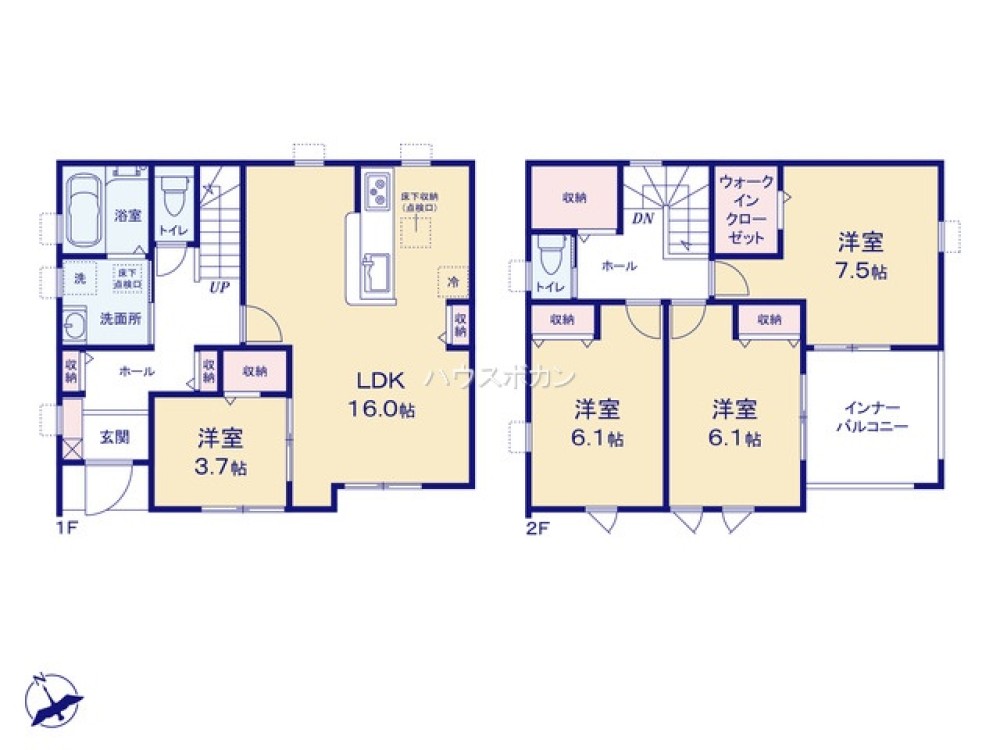 一宮市大赤見　全1棟　1号棟 画像2
