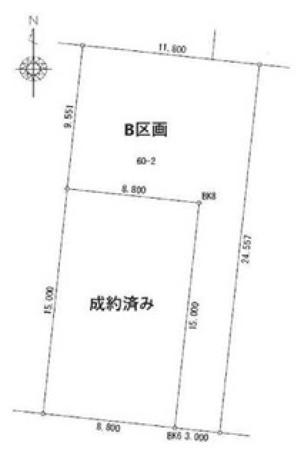 名古屋市中川区七反田町　全2区画　B区画 画像1