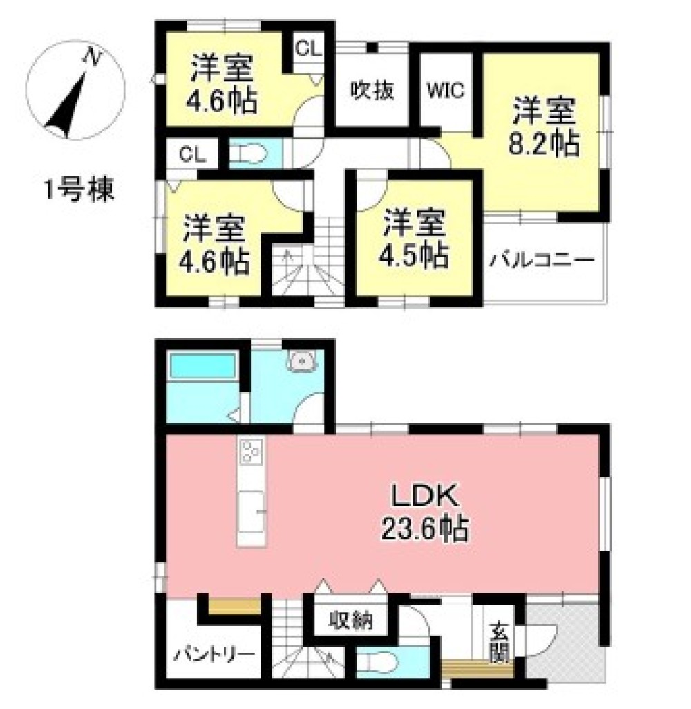 豊田市平戸橋町　1期　全5棟　1号棟 画像1