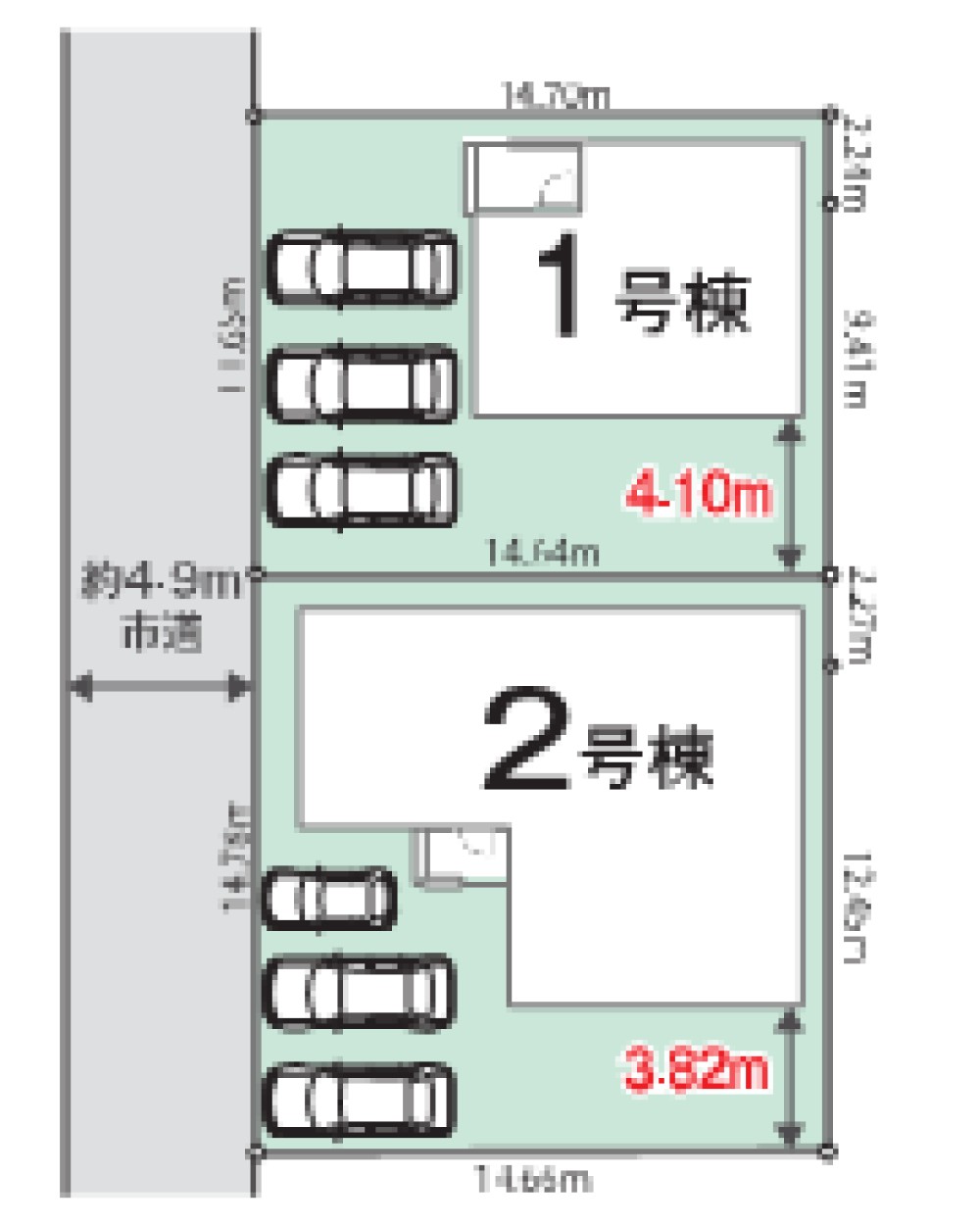 西尾市一色町一色　01期　全2棟　1号棟 画像1