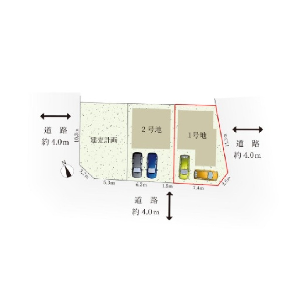 尾張旭市印場元町　1期　全3棟　1号棟 画像1