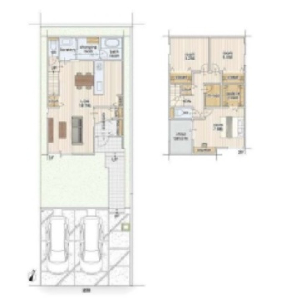 尾張旭市東本地ケ原町　2期　全2棟　1号地 画像2