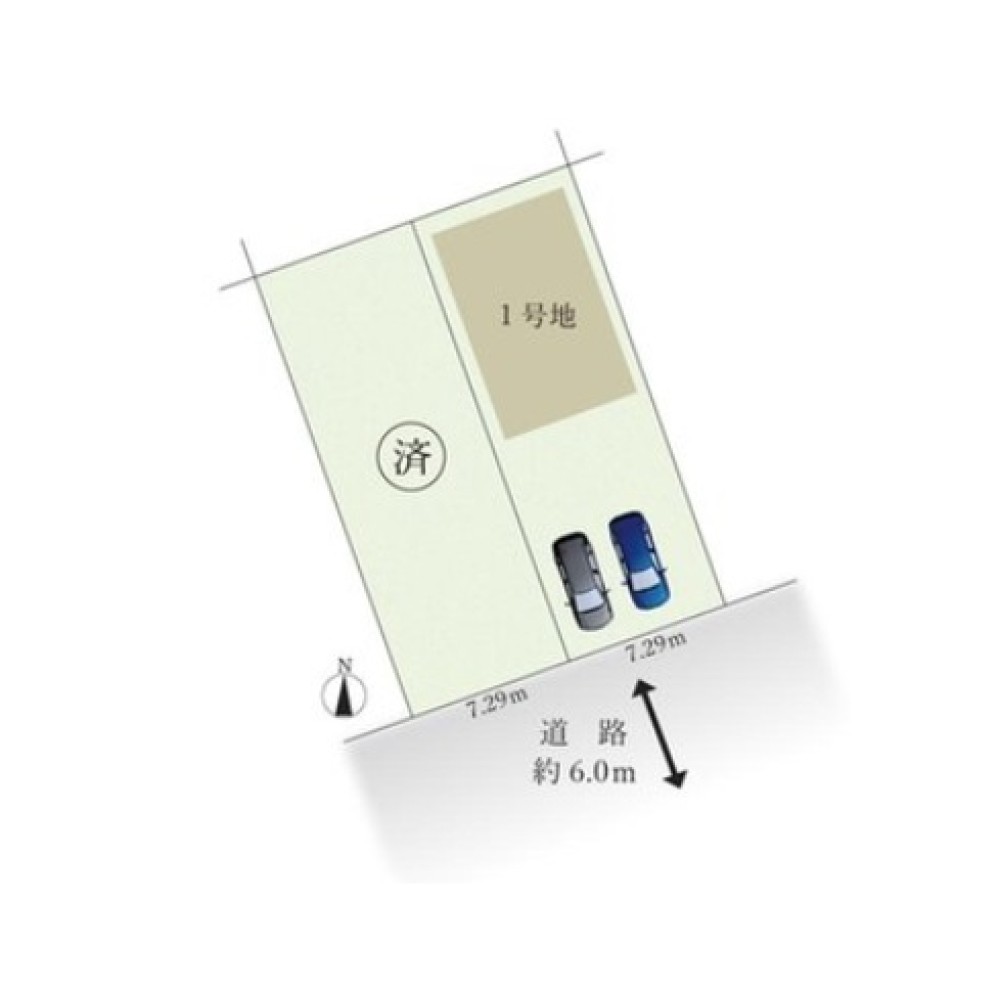 尾張旭市東本地ケ原町　2期　全2棟　1号地 画像1