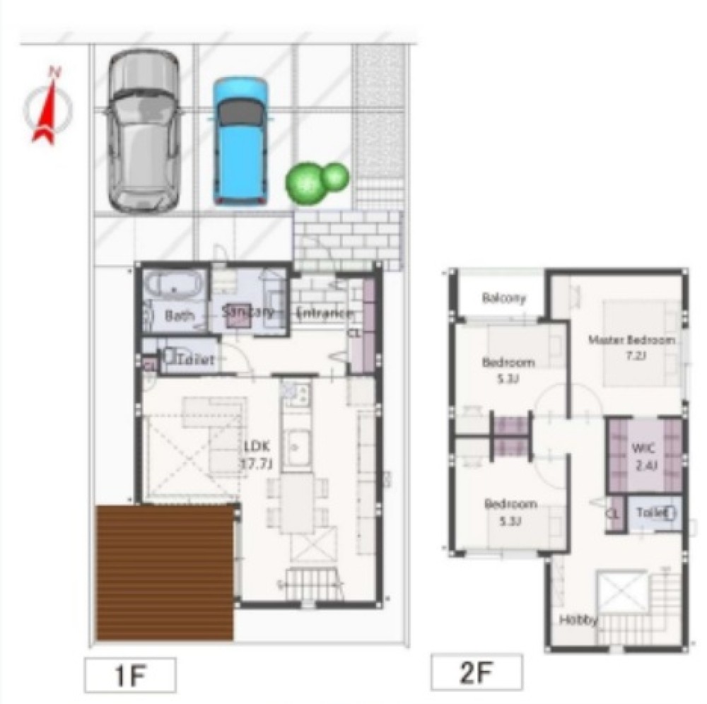 尾張旭市南本地ケ原町　全4区画　1号地 画像2