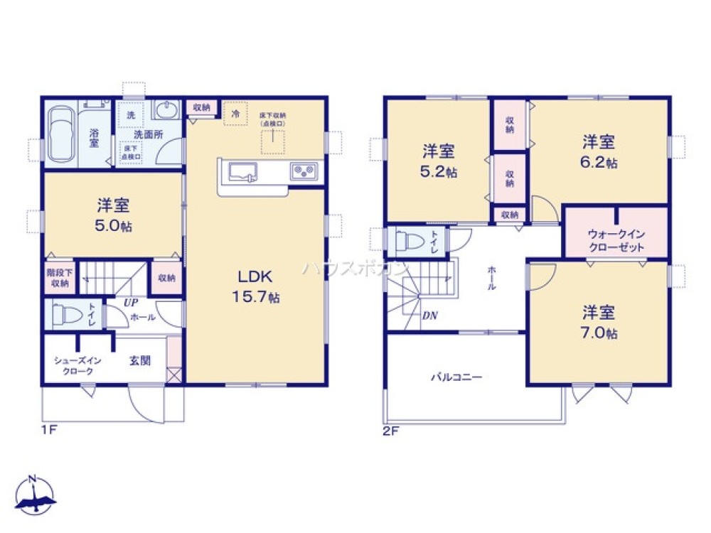海部郡蟹江町富吉一丁目　全2棟　1号棟 画像2