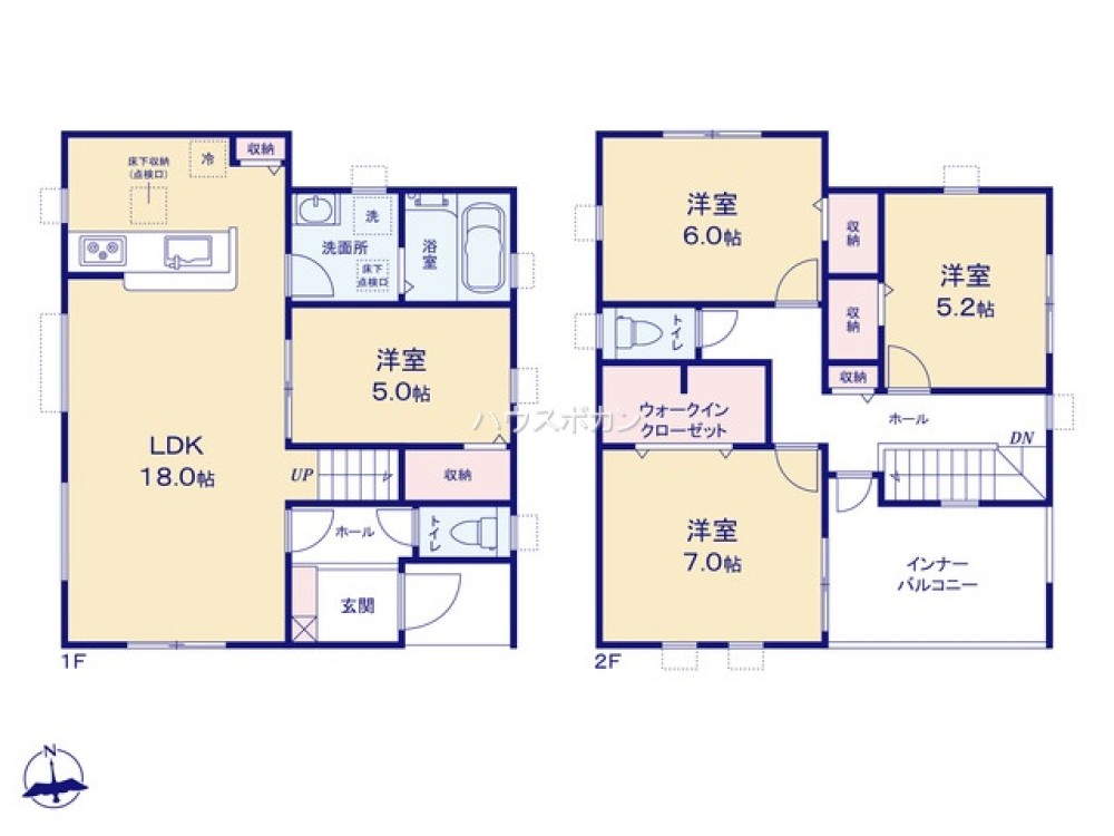 海部郡蟹江町富吉一丁目　全2棟　2号棟 画像2