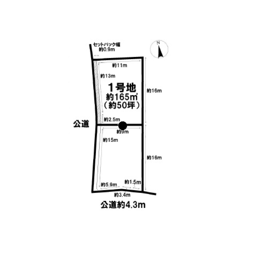 一宮市南出町　全2区画　1号地 画像1