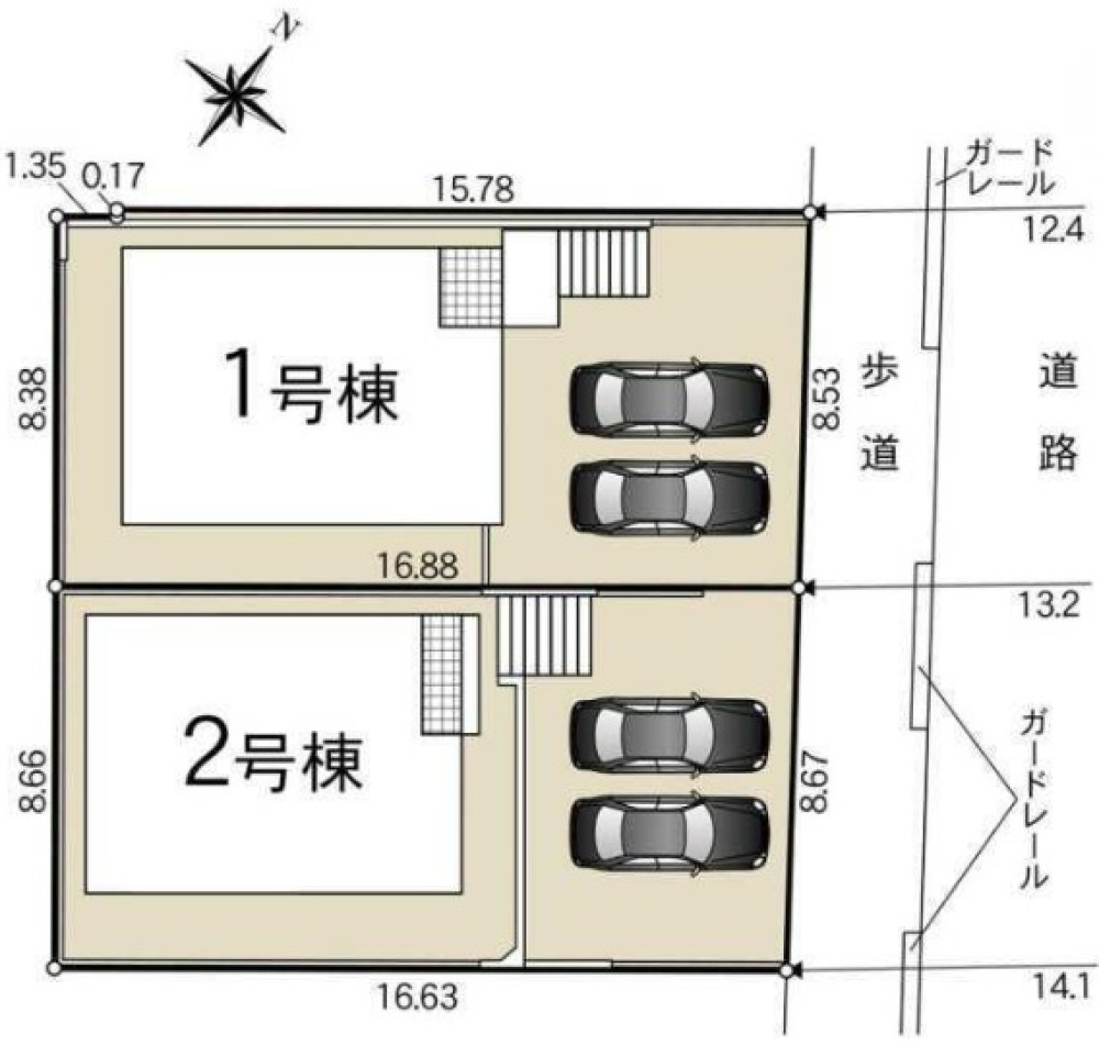 安城市二本木新町　第3　全2棟　2号棟 画像1