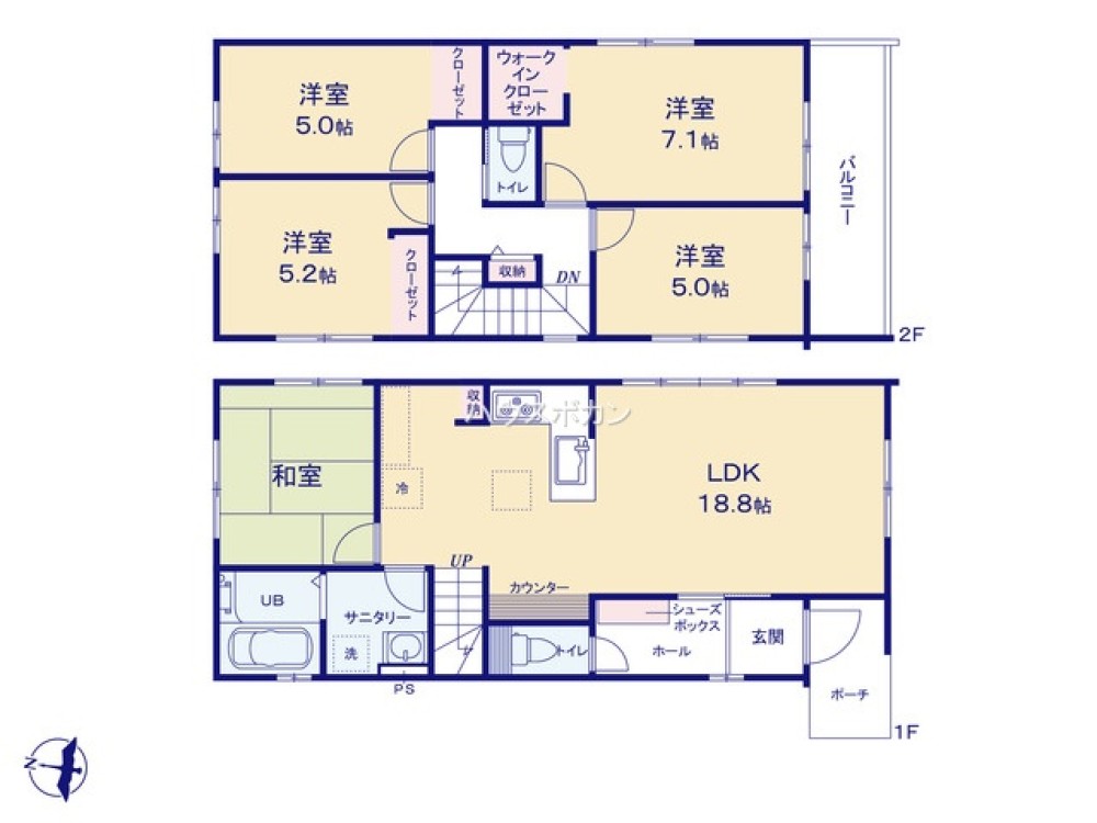 名古屋市緑区神の倉　3期　全1棟　1号棟 画像2