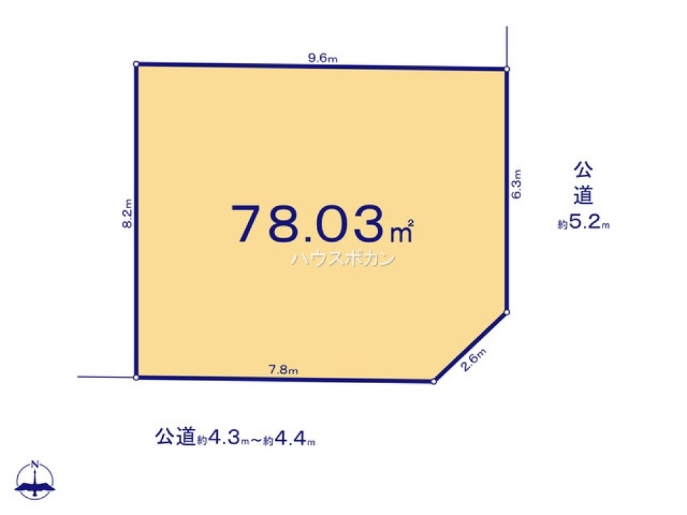 名古屋市北区木津根町　1期　全4区画　4区画 画像1