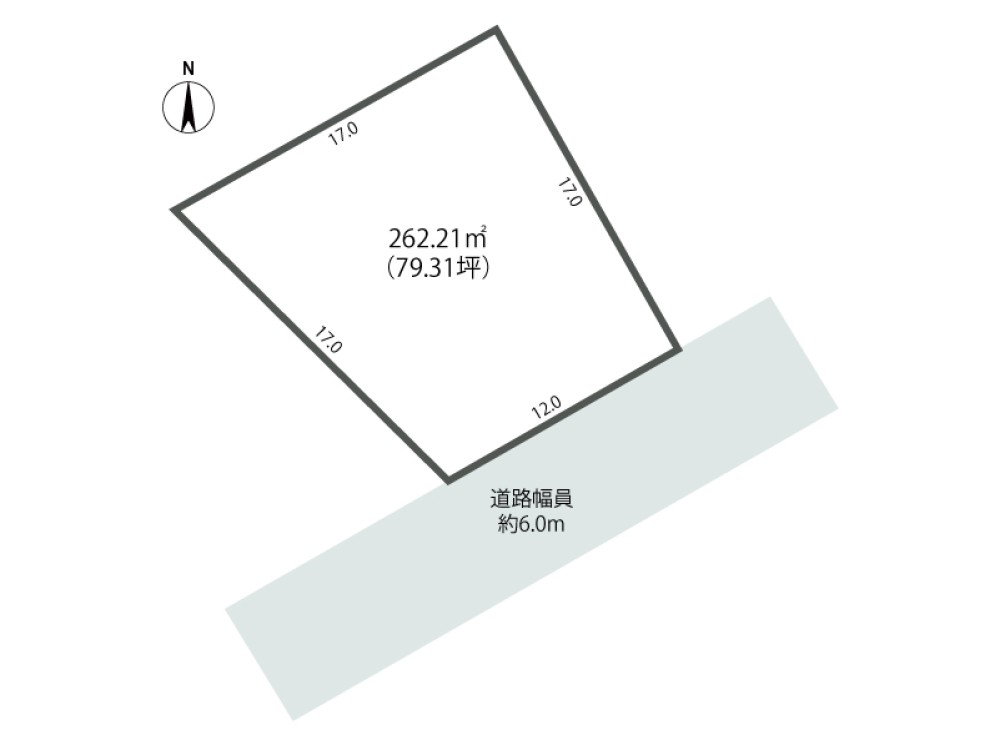 敷地面積79坪以上！ゆったりとしたお土地です♪