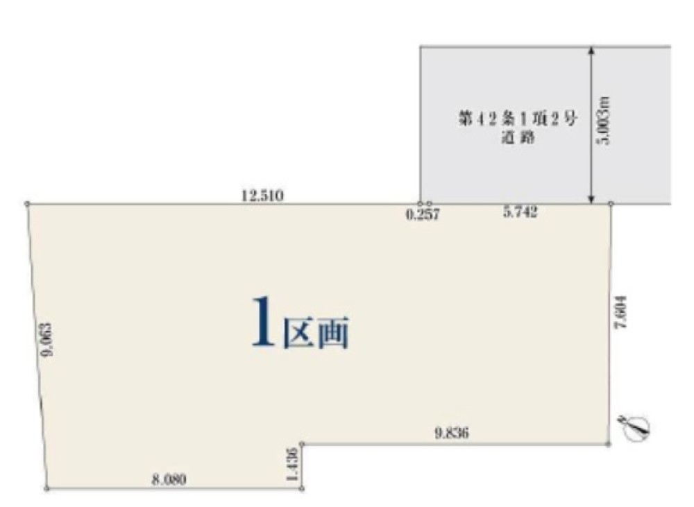 名古屋市名東区西山台　0124①　1区画 画像1