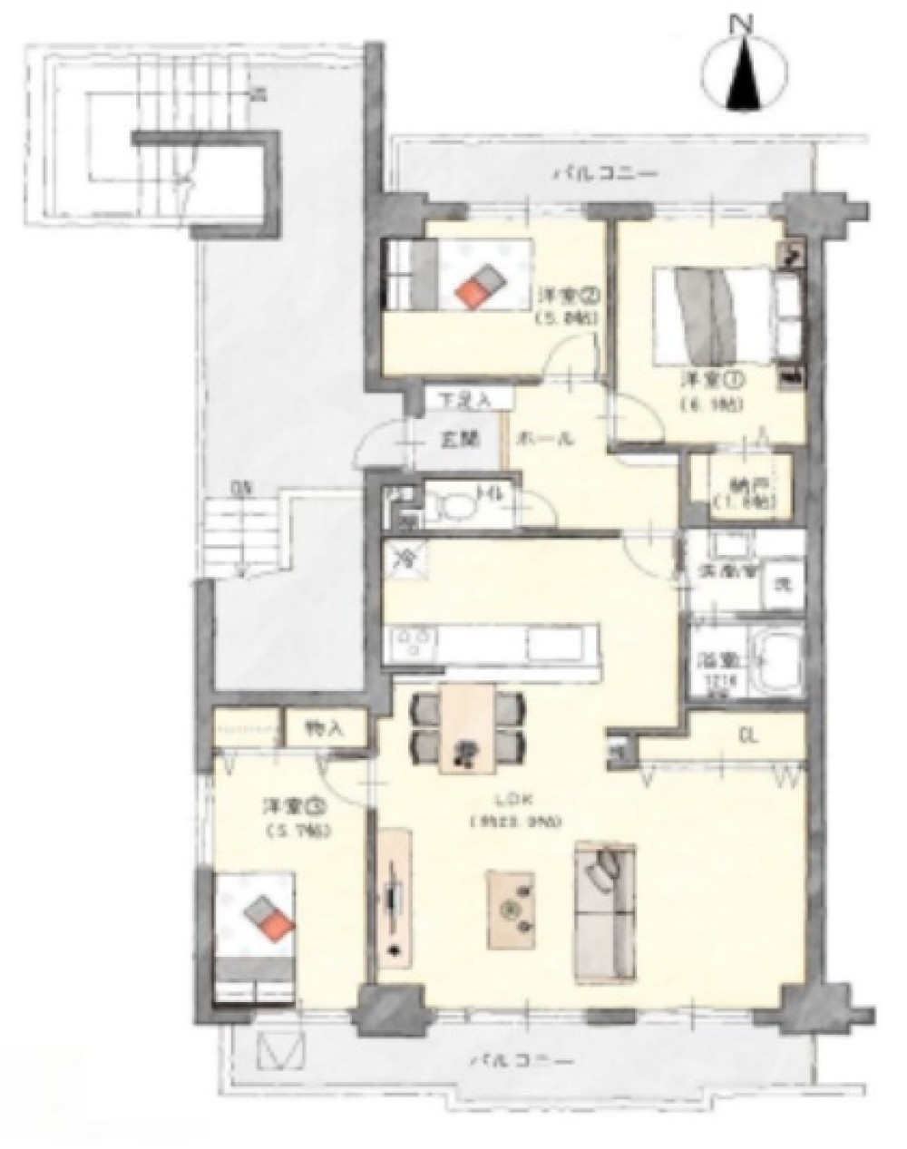 三郷パークマンション 画像1