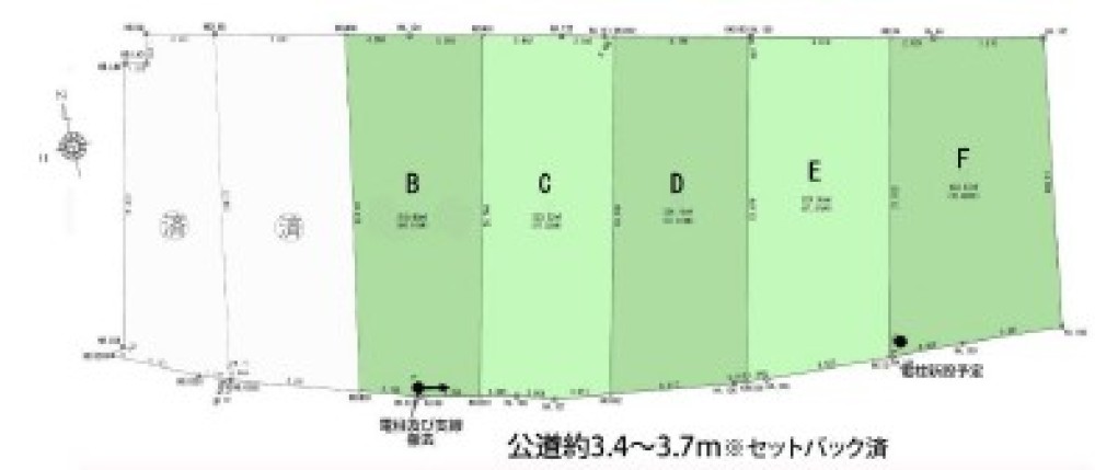 豊田市若林東町　全5区画　B区画 画像1