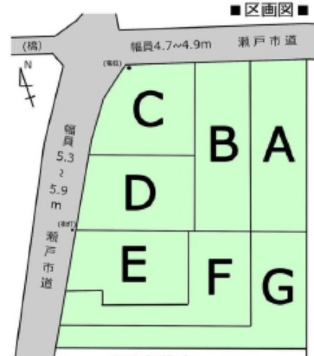 瀬戸市神川町　全7区画　B区画 画像1