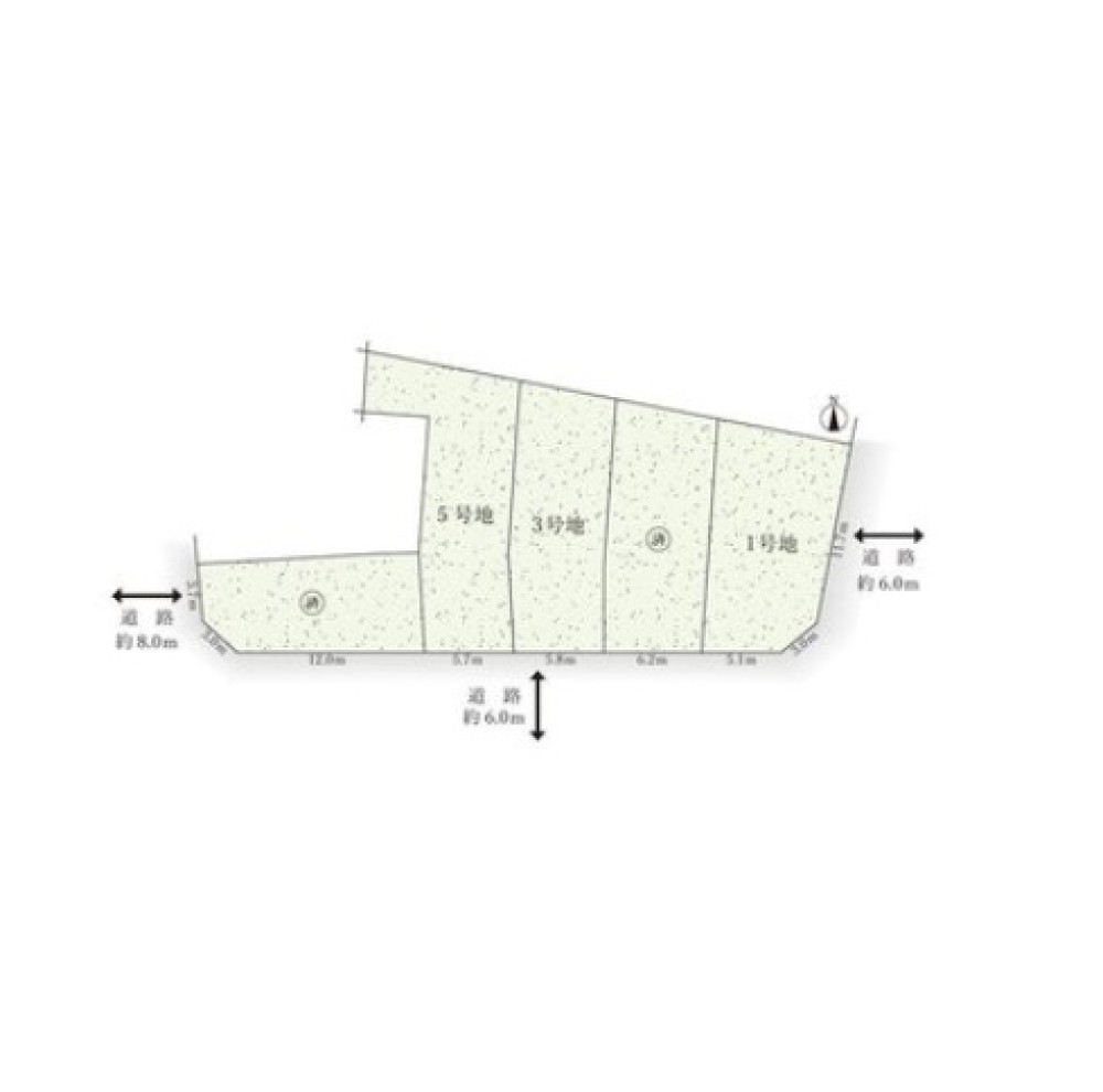 名古屋市昭和区御器所　3期　全5区画　3号地 画像1