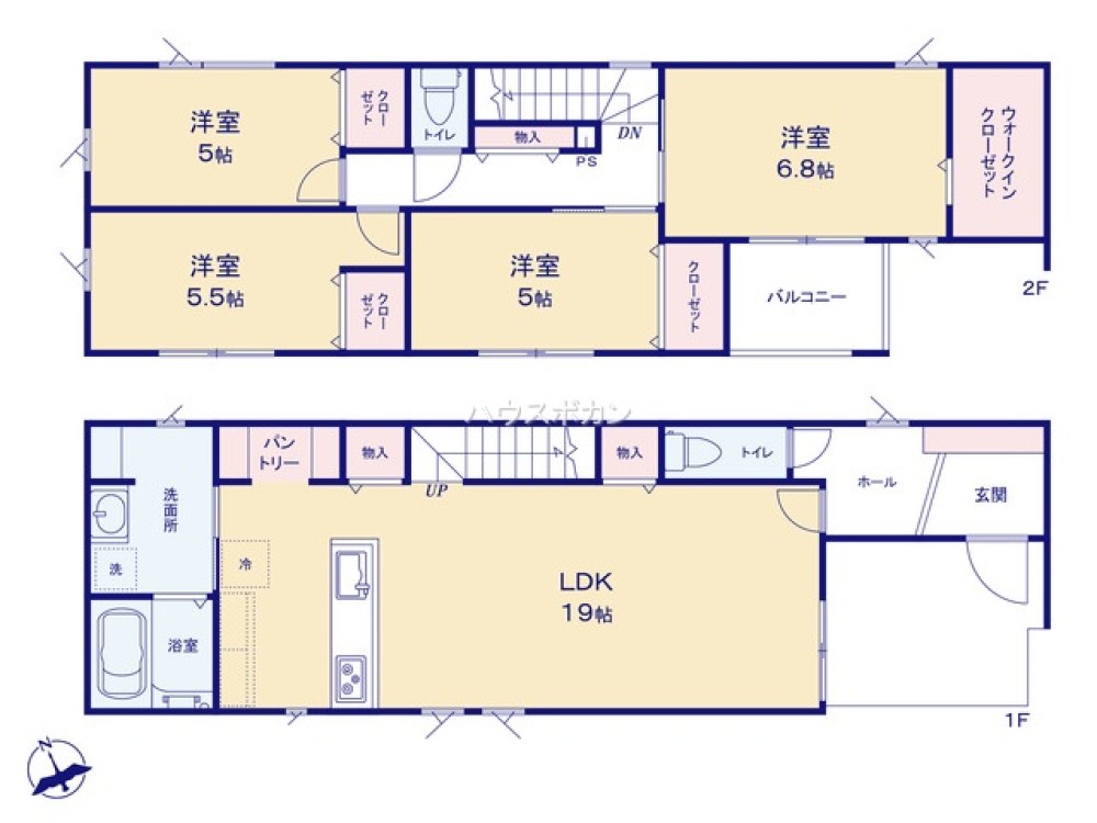 名古屋市天白区元八事　全2棟　1号棟 画像5