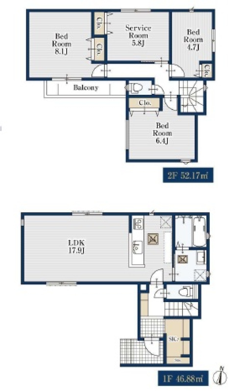 名古屋市中村区太閤414①　全1棟　1号棟 画像2