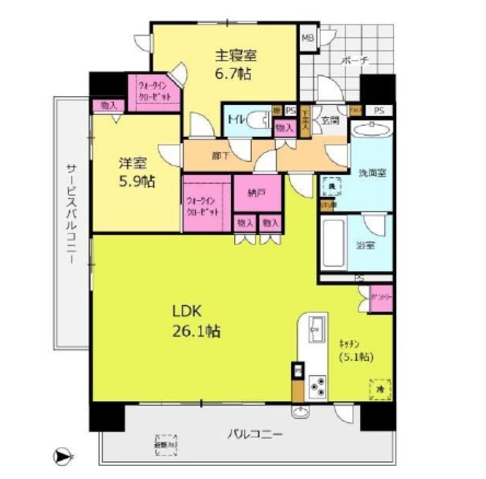 レゾンシティ岡崎駅前プレミアムコート 画像1