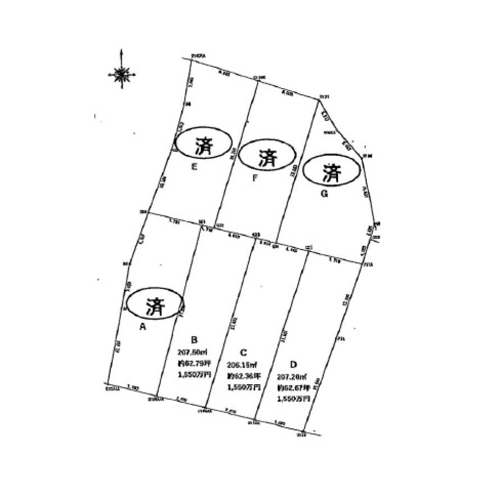 一宮市千秋町穂積塚本　全7区画　B区画 画像4