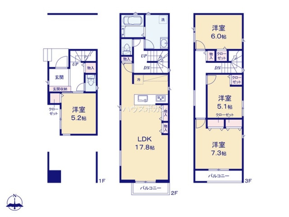 名古屋市中村区森末町　376①　全1棟　1号棟 画像5