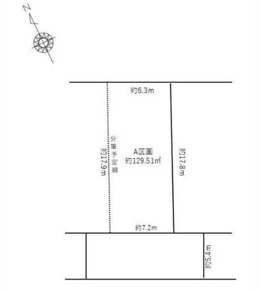 名古屋市中川区小本本町　全2区画　A区画 画像1