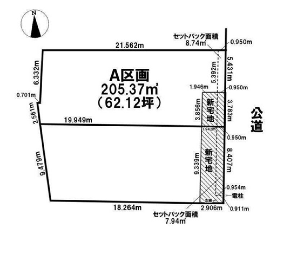 江南市後飛保町　全2区画　A区画 画像1