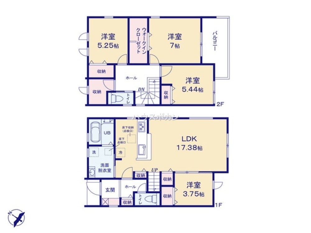 機能充実の4LDK+WIC有り！