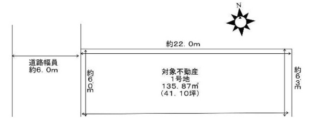 名古屋市中川区戸田明正一丁目　全2区画　1号地 画像1