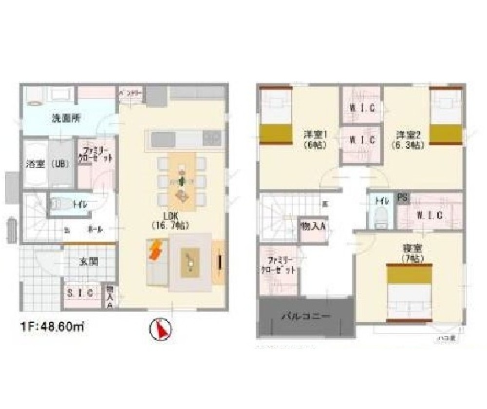 一宮市日光町　第一　全2棟　1号棟 画像2