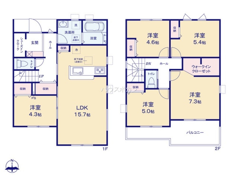 一宮市北方町　第2　全1棟　1号棟 画像5