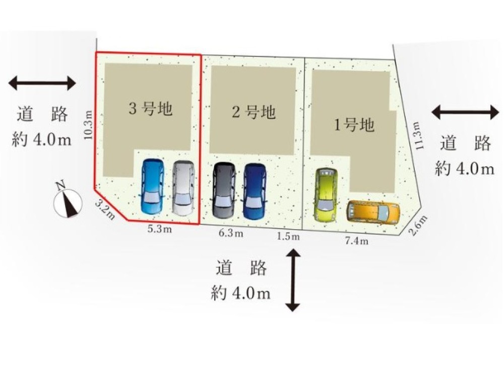尾張旭市印場元町　1期　全3棟　3号棟 画像1
