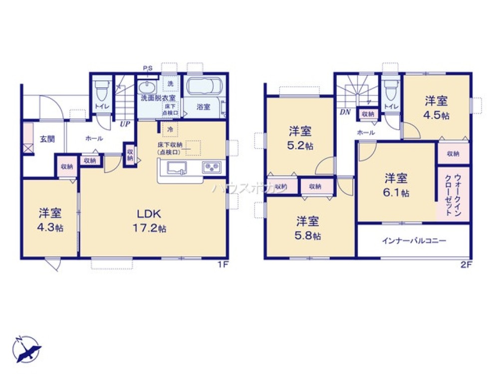 西尾市一色町　第4　全1棟 画像4