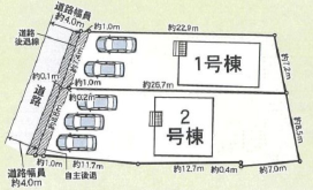 西尾市寺津町　大1　全2棟　2号棟 画像1