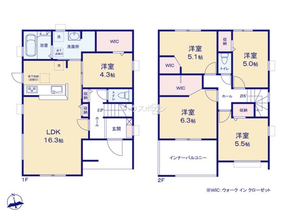 知多郡東浦町緒川　全3棟　1号棟 画像2