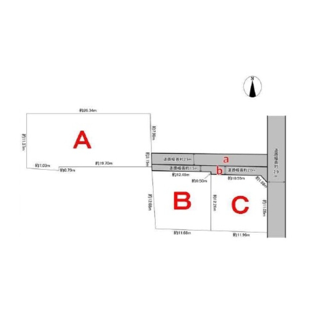 一宮市大和町妙興寺　全3区画　C区画 画像1