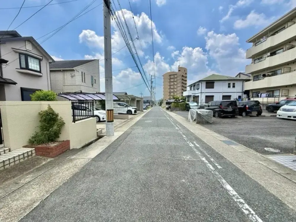 交通量が少なく安心です