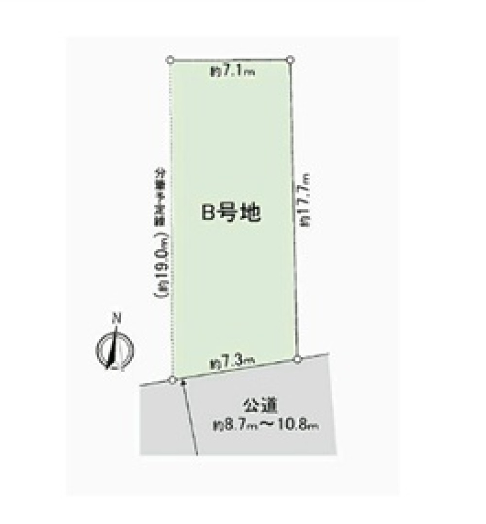 北名古屋市九之坪菰口　全2区画　B号地 画像1