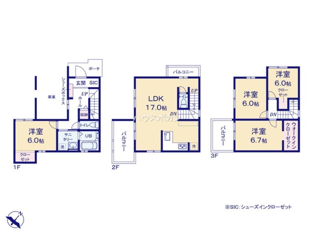 春日井市柏井町3期　全1棟　1号棟 画像5