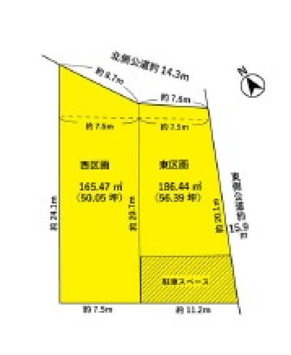 豊田市桝塚西町　全2区画　東区画 画像1