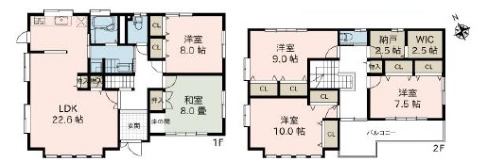 全居室6帖以上です！